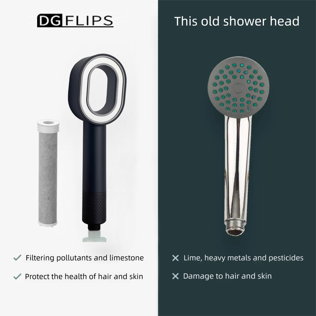 Purifying Filter Shower Head
